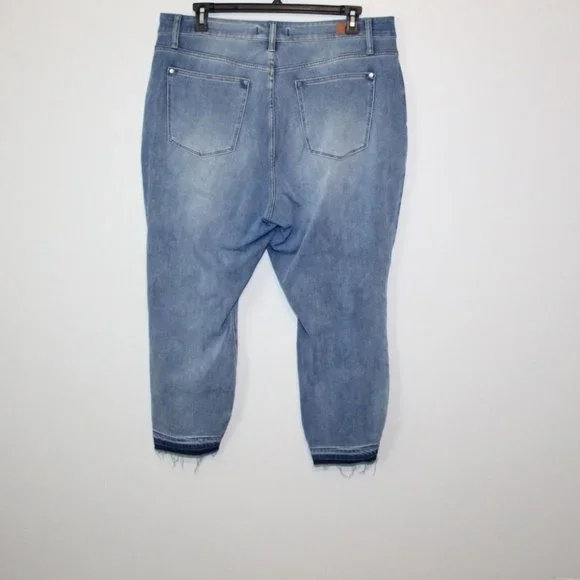 Judy Blue Relaxed Therma Denim Boyfriend Jeans Women's Plus Size 20W H13658 - Picture 6 of 11